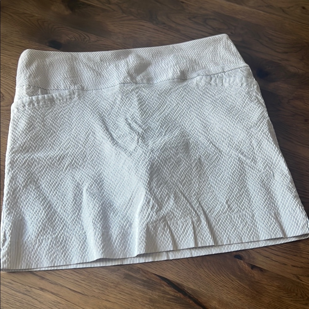 S.C.&CO. Tummy Control skirt: Skorts with Pockets XL White/Blue Stripe